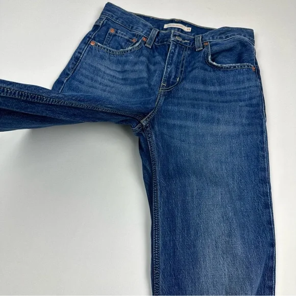 Classic Blue Distressed Women's Jeans - Picture 6 of 12
